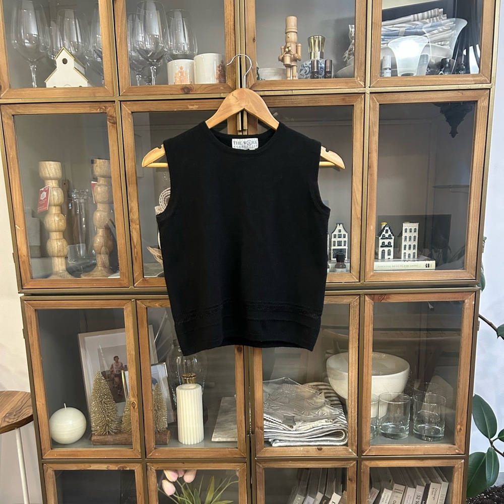 Vintage Wool Blend Sleeveless Top